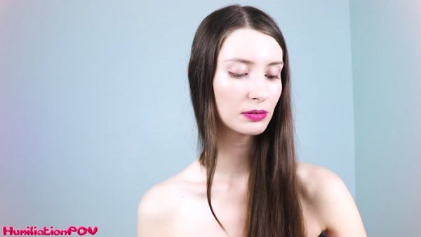 HumiliationPOV - Princess Mika - Cum With Your Head In The Bowl You Disgusting Freak