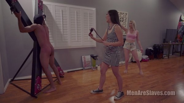 MenAreSlaves - Mistress Melody, Miss Mae Ling - Twitch Bitch - Femdom spanking