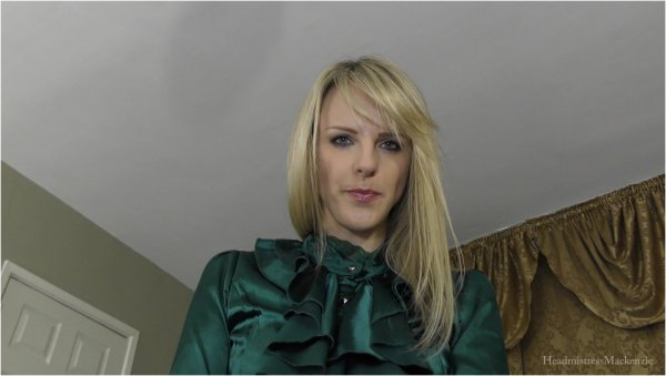 Headmistress Mackenzie - Disgusted When You Ejaculate on My Satin Skirt During a Spanking - Femdom Pov