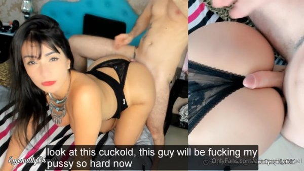 Emanuelly Raquel - wife's best friend humiliates cuckold - Femdom cuckold