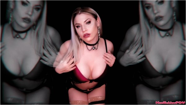 Humiliation POV - Goddess Kitty - Helpless Porn Addicted Tit Gooner