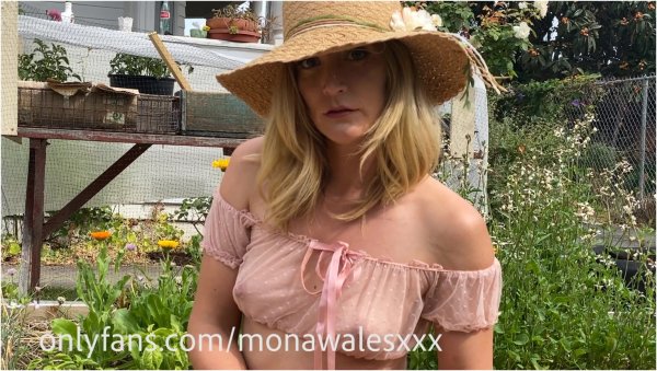 Mona Wales - Your Mom Makes You Cum In The Garden