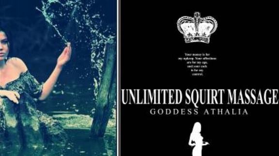 Goddess Athalia - Unlimited Squirt Massage - Femdom Audio