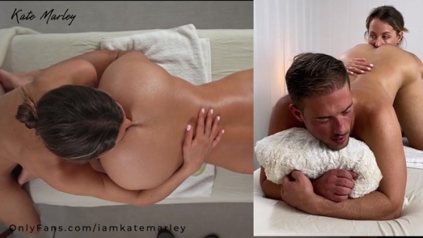 Kate Marley - Eating Ass - Milking on the Massage Table
