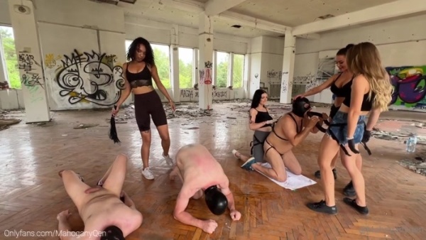 MahoganyQen, Ladyannabelle666, Evil Woman, Mistress Glamorous - Toy Boys Totally Destroyed by Four Perfect Girls