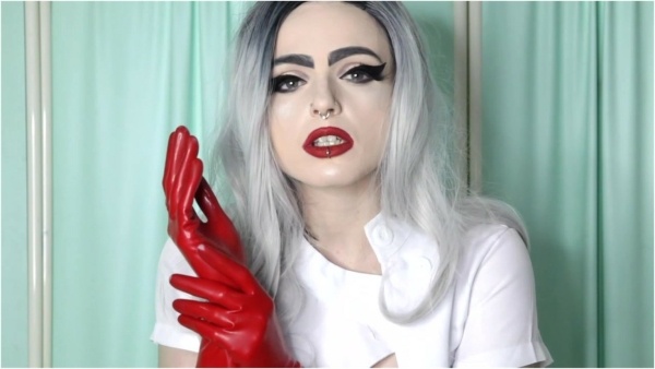 Empress Poison - Cum for your Gloved Latex Nurse JOI