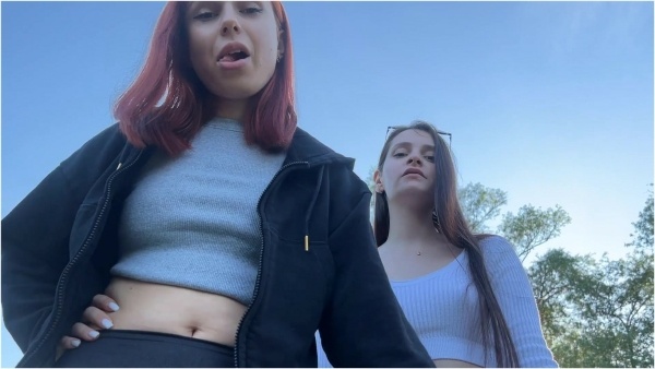 Ppfemdom - Kira and Sofi  - Two Mistresses Brought You To The Forest To POV Spit And Humiliate You And Then Leave You There