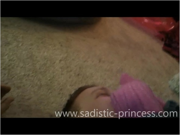 SADISTIC PRINCESS - Goddess Lady Lilith - Foot Smothering In Cute Pink Socks
