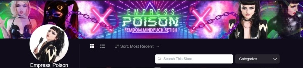 Empress Poison Evil Gothic Femdom Mistress (131 videos) - Femdom rip