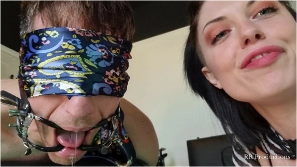 RR Productions - Gagged drooling and Pegged