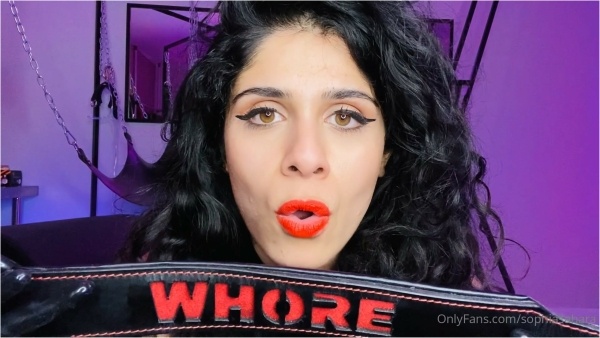 ARAB PEGGING QUEEN - Mistress Sophia Sahara  -  Time For Your Whore Training Boy