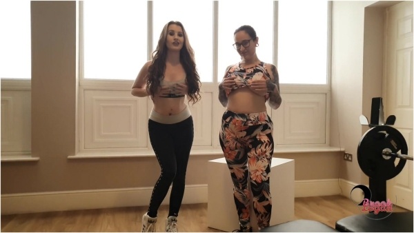 Brook Logan and friend Elizabeth - Gym Bunny's Give You JOI