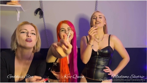 Madame Electric, Goddess Elza and Kiro Queen - Yum Yum Whats for Your Dinner Tonight
