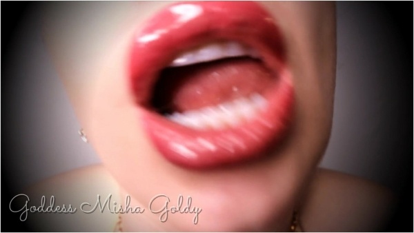 The Goldy Rush - I Am French Kissing With You And Smearing My Dark Glossy Lipstick All Over Your Face