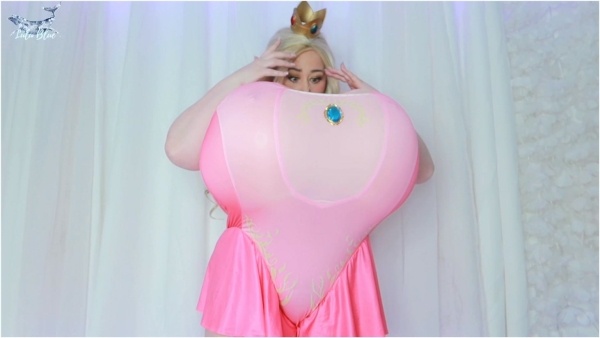 Lulublue - Inflating Princess Peach Cosplay Body Inflation