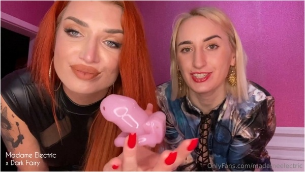 Madame Electric and Dark Fairy - You'll Become Our Sweet Sissy Slut