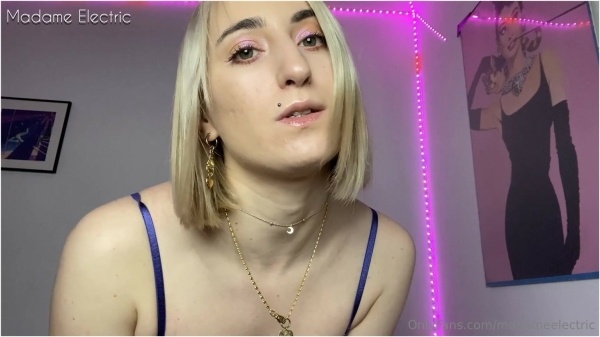 Madame Electric - Mesmerizing JOI Clip - See How I Make You Jerk Off At Work In The Office Toilet