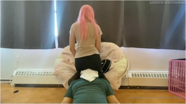 SADISTICSMOTHER416 - Mistress Alexis - Stinky Shoe Sniffing and Yoga Pants Smothering