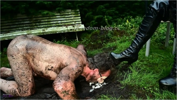 Mistress Lady Renee - Mud pit pig training