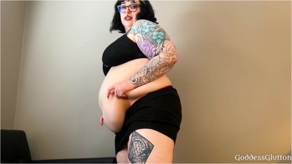 GoddessGlutton - Jerk Off to My Fat Belly BBW Instructions for Satisfaction