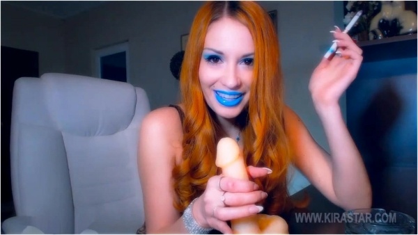 Kira Star - Blue Lipstick Blowjob Handjob