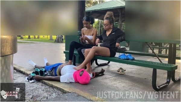 WeGotTheFeet ENT - Double Latina Public Sneaker And Foot Humiliation