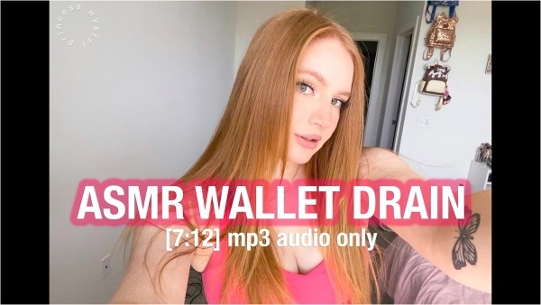 Princess Wystri - ASMR Wallet Drain Audio Only