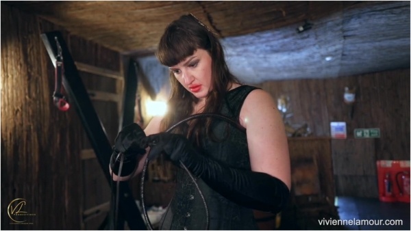 Vivienne l'Amour - Whipping The Cum Out Of Him