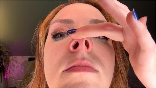 SneezeGoddess - Snotty Close Up Pignose Sneezes