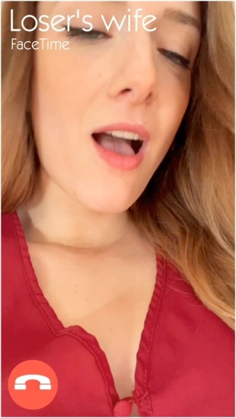 Evelyn Jade - Videocall with cheating wife