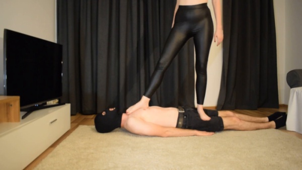 Angelagoddess - Kick his Balls - he Enjoys it too much