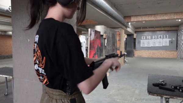 Dpeggingd - D have now a new hobby shooting .The girl is getting more and more dangerous