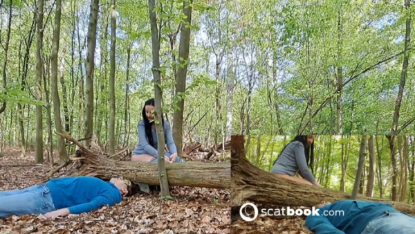 MISTRESS LUCIANA - The Forest Toilet Completely Shitted