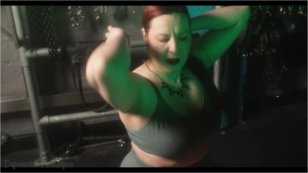 Domestic Femdom - Divine Domino Destroys Pink Panty Weakling