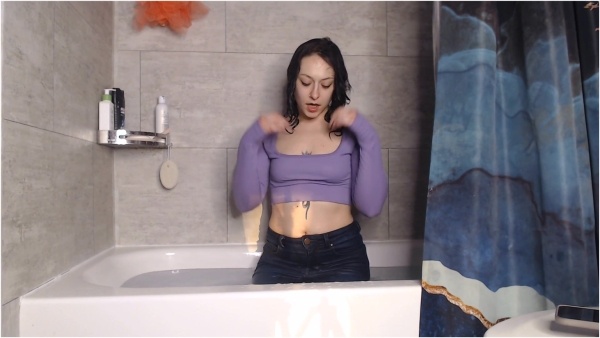saradoesscience - Clothed Bathtub Dunk Blxmail JOI