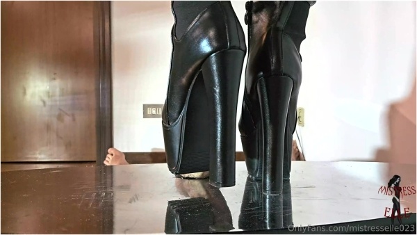 Mistress Elle - The Rough And Thick Soles Of These Boots Are Perfect Edit 2