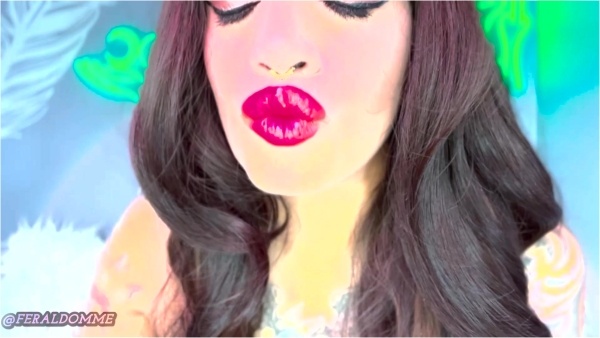 Galactic Goddess - Vibrant Red POV Kisses