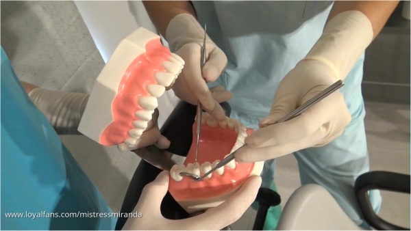The Bondage Mistress Club - Mistress Miranda and Fetish Liza - At The Dentist Pov