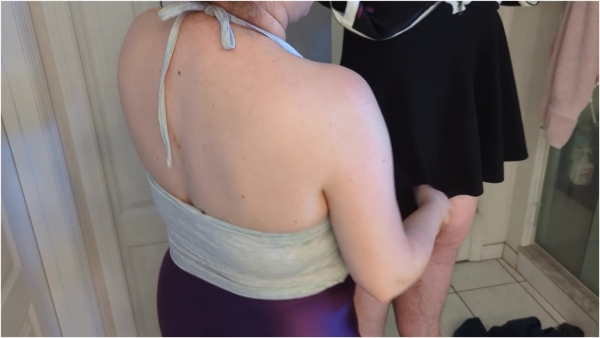 Always Fun No Pants - Femdom Hot Wfie Gets Leggings Wet Locking And Teasing Cuck!