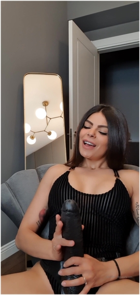 Goddess Domdeluxury - My Black Strapon Is Fucking Holy To You So You Will Wors