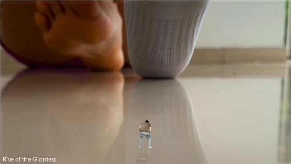 Rise of the Giantess - Giantess Gabriella - A Tiny Man to Squish
