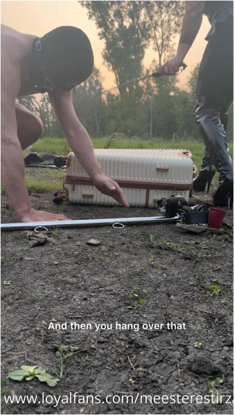 Mistress Tirza NL - Submissive Slave Training Puppy Training Outdoor