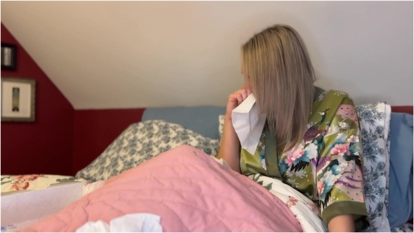 SneezeGoddess - Sneezing with Fever Cough Nose Blowing