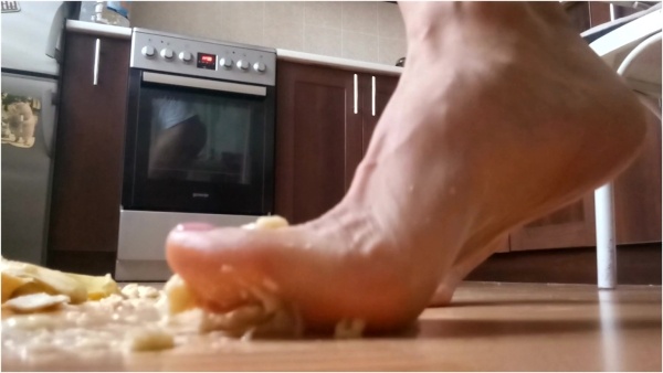 Gina Monelli - ASMR Foot Fetish Video With Banana