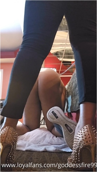 Goddess Fire  - Spiked Heels Ballbusting
