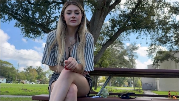 Femdom Puppy Play - London Evans Brings Her Boyfriend To The Park