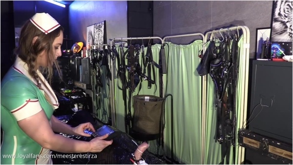 Mistress Tirza NL - Nursing Role Play About Anal And Electro CBT Therapy To Researc