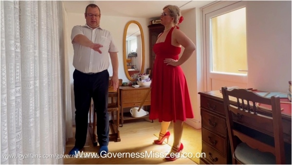Governess Miss Zee - Ruler Over Your Hands And Mouth Washed Out With Soap