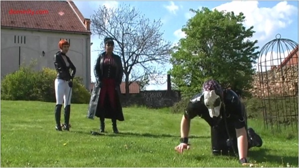Other World Kingdom - Domina Liza and Mistress Rouge - Human Dog Training
