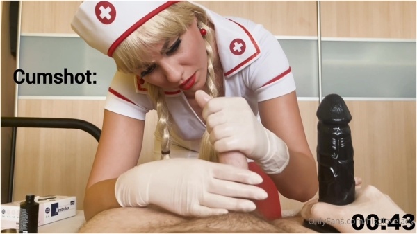 Hisglovelady  - Nurse Handles Multiple Cocks With Her Tight Examination Gloves